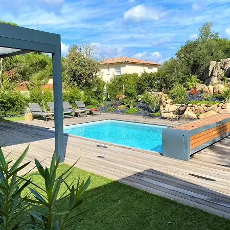 빌라 Coconing A 7min Des Plages - Piscine Chauffee - Clim - Bbq - Parking Privatif - Fibre *