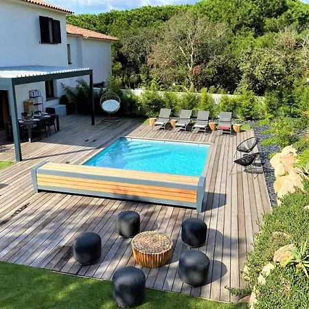 Vila Coconing A 7min Des Plages - Piscine Chauffee - Clim - Bbq - Parking Privatif - Fibre Porto-Vecchio (Corsica)