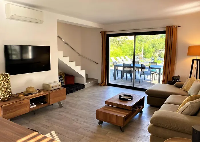 Coconing A 7min Des Plages - Piscine Chauffee - Clim - Bbq - Parking Privatif - Fibre Πόρτο Βέκιο